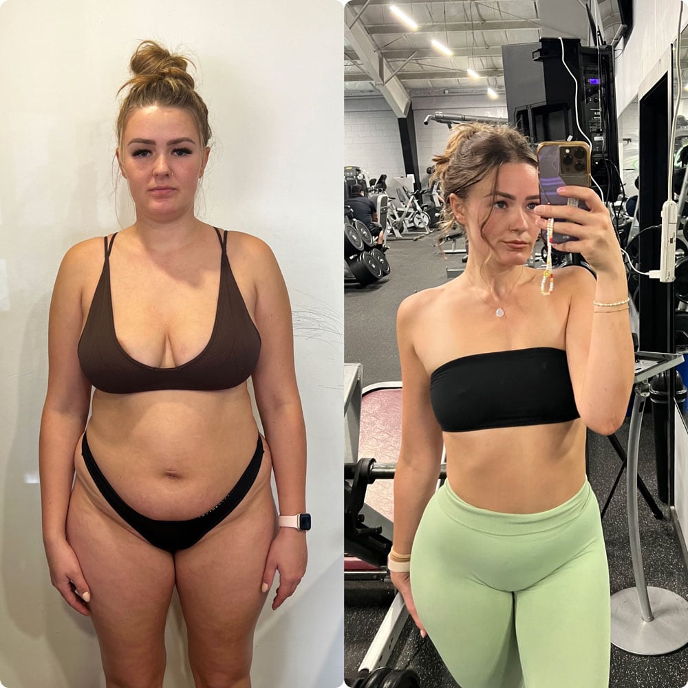 Coach transformation image before and after.